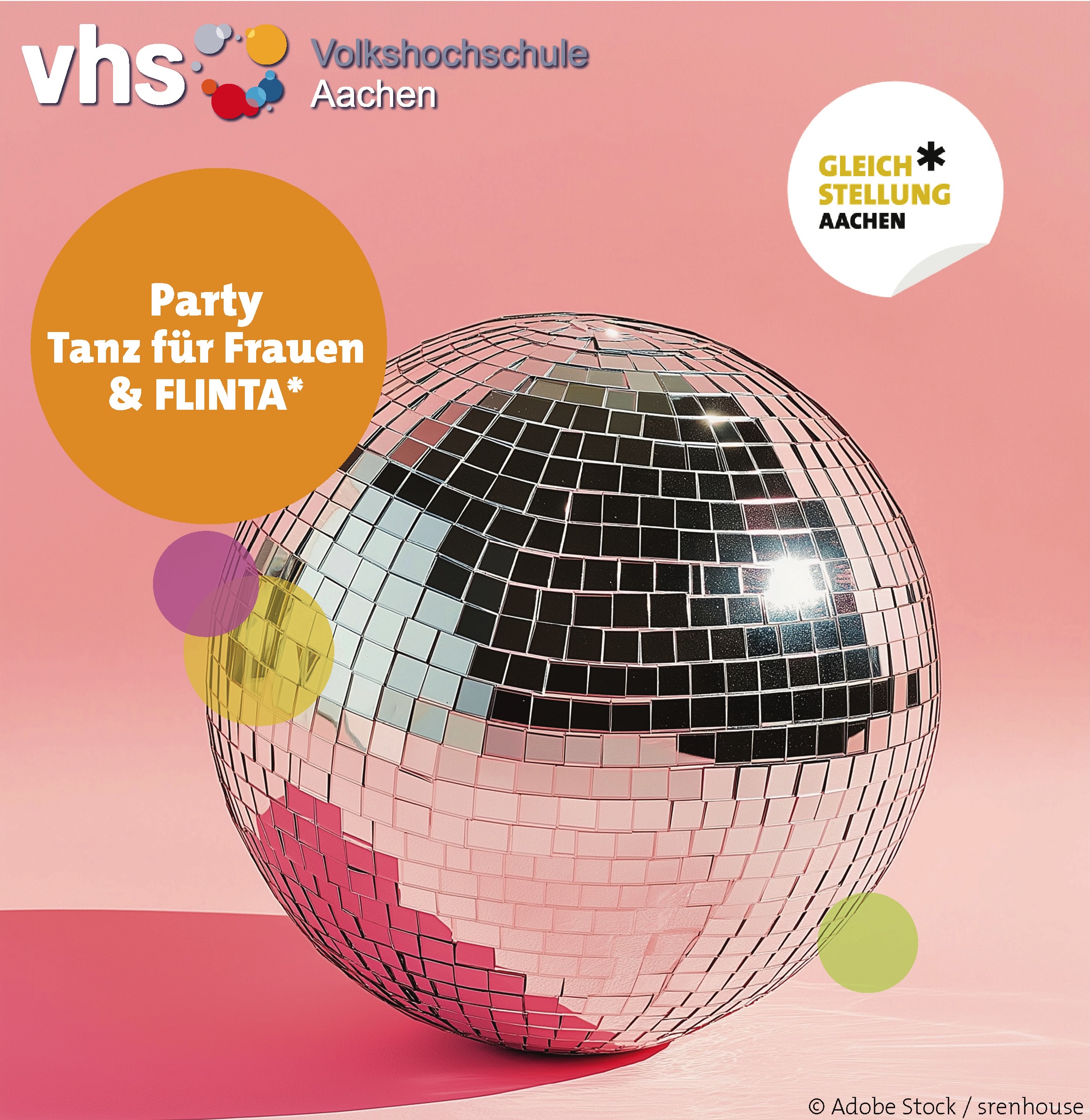 Plakat zur FLINTA-Party